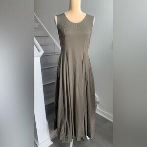 COS Olive Green Sleeveless Maxi Dress